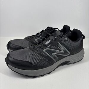 New Balance 410 v8 Men's 13 Women's 14.5 2E Black Trail Running Shoes MT410LB8
